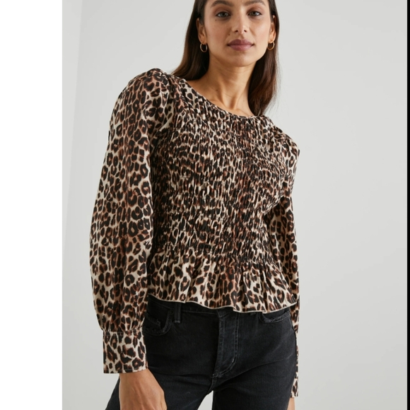 NEW Rails Tabi Smocked Blouse - Picture 1 of 10